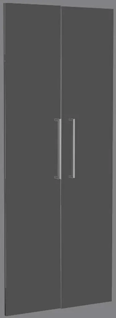 Portes de façade Aveto 5OH kit 760 mm pour rangement de bureau discret