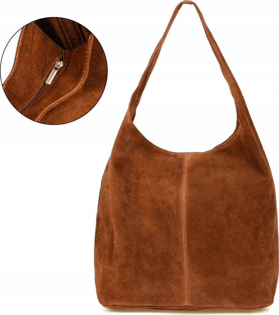 Borsa Vintage Pelle Scamosciata Italiana - Pezzo Unico Artigianale