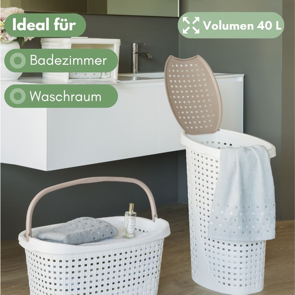Hänge-Wäschesammler XL, 102x56 Cm – Platzsparender Tür-Wäschekorb Für Schmutzige Wäsche, Grau, Mit Reißverschluss