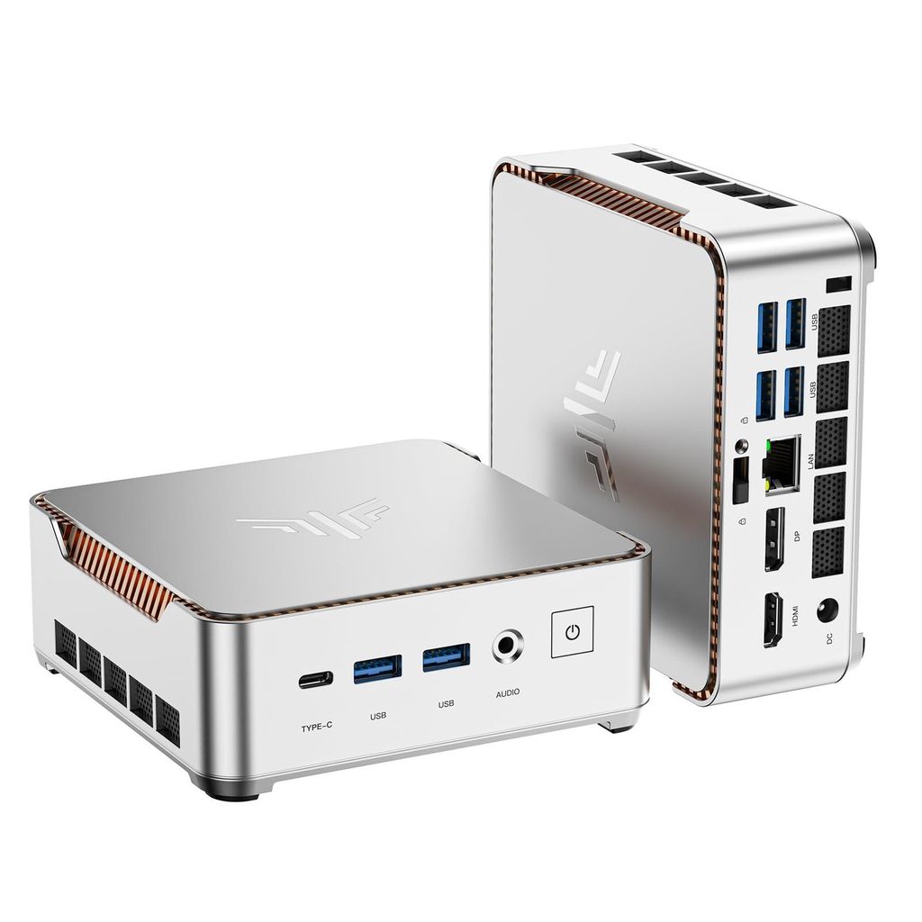 NiPoGi P2 Mini PC W-11 Pro, АMD Ryzen 7330U(4C/ 8T, bis zu Produktbild 