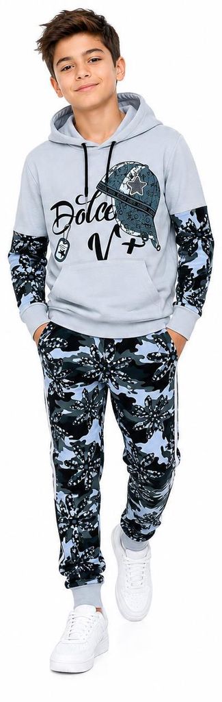 Jongenshoodie set – Hoodie met joggingbroek - Productafbeelding 