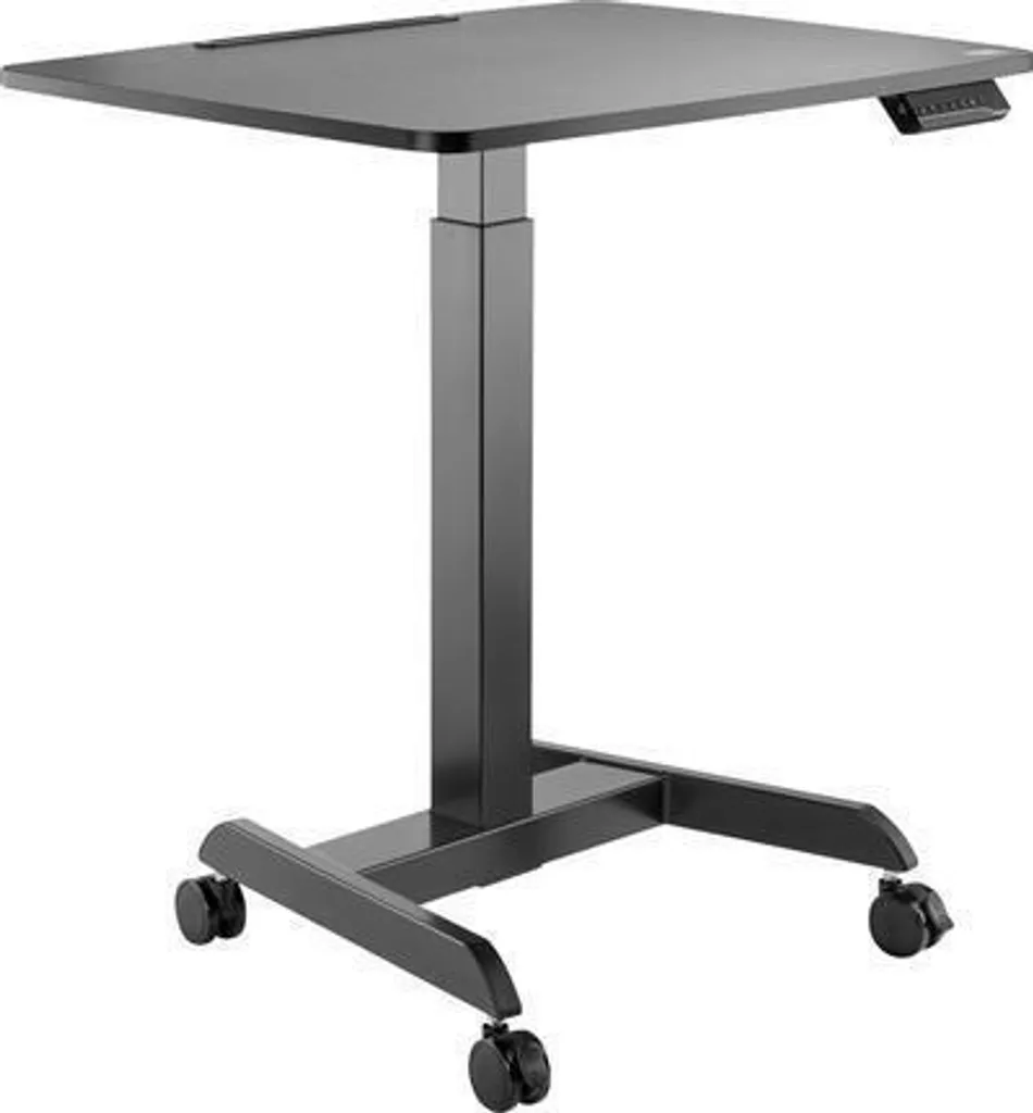 Mange-debout au plateau noir résistant de 60 cm pour espace restreint