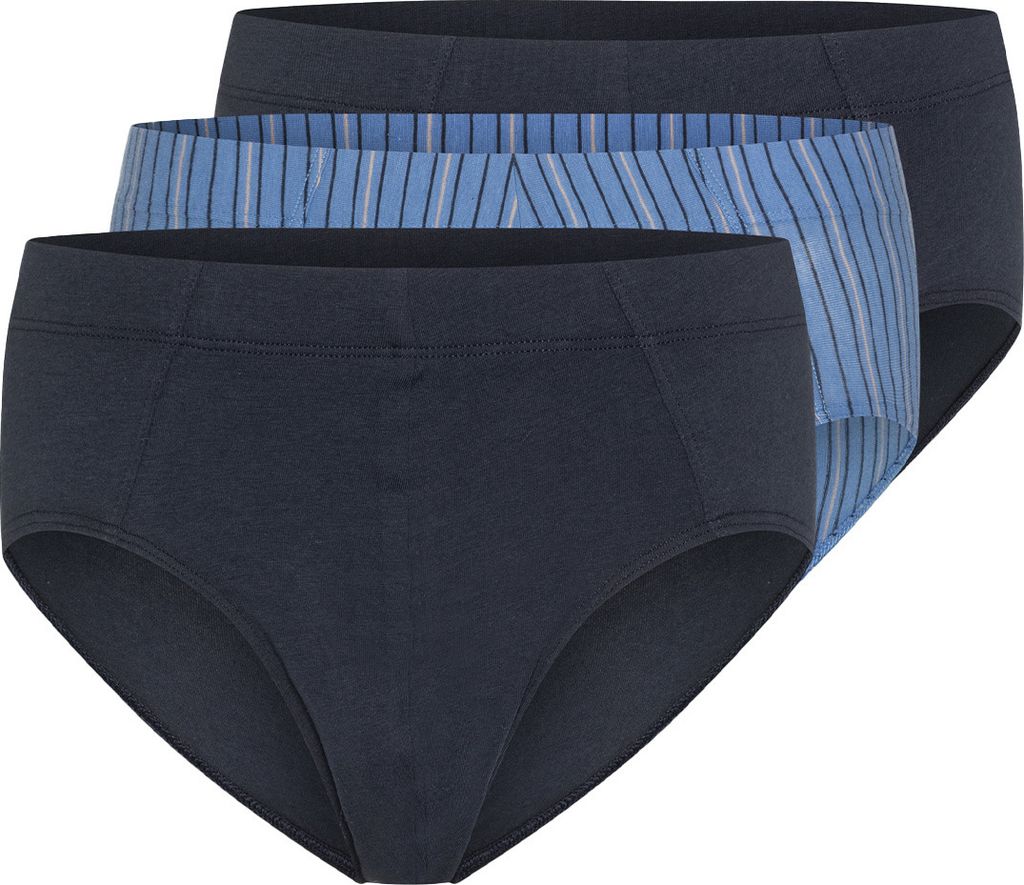 Schiesser 3er Pack 95/5 Organic Baumwolle Mini Slip / Unterhose Mit softem, tonalem Komfortbund, Extra bequemer Beinausschnitt, In perfekt sitzende...