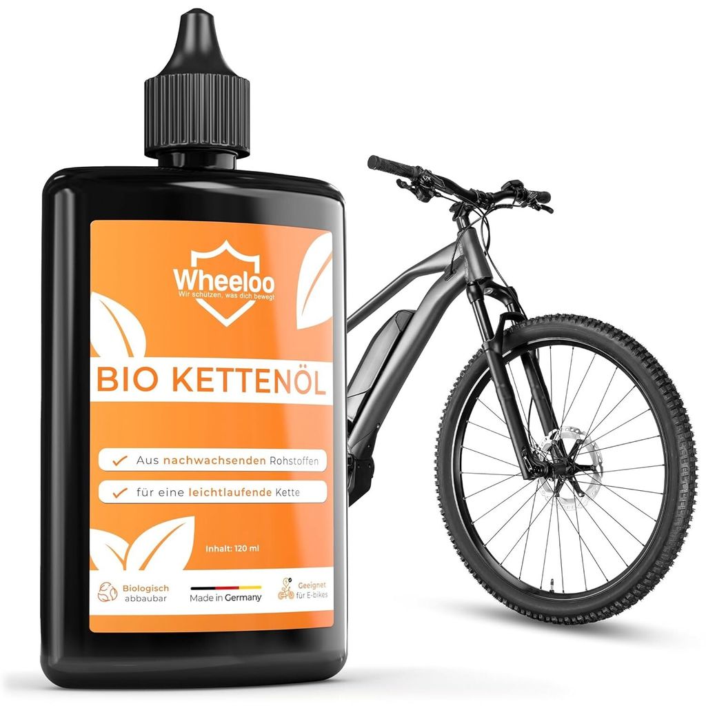 Universal Kettenöl Fahrrad Germany I für Ebike, Rennrad, Mountainbike Kette I Ketten Öl 120 ml I Wet Lube Kettenfett für alle Fahrradketten