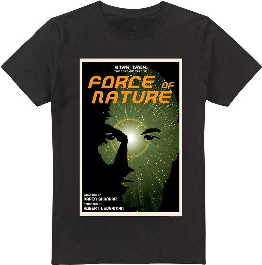 Star Trek - "The Next Generation Season 7 Episode 9" T-Shirt für Herren TV5469 (4XL) (Schwarz)
