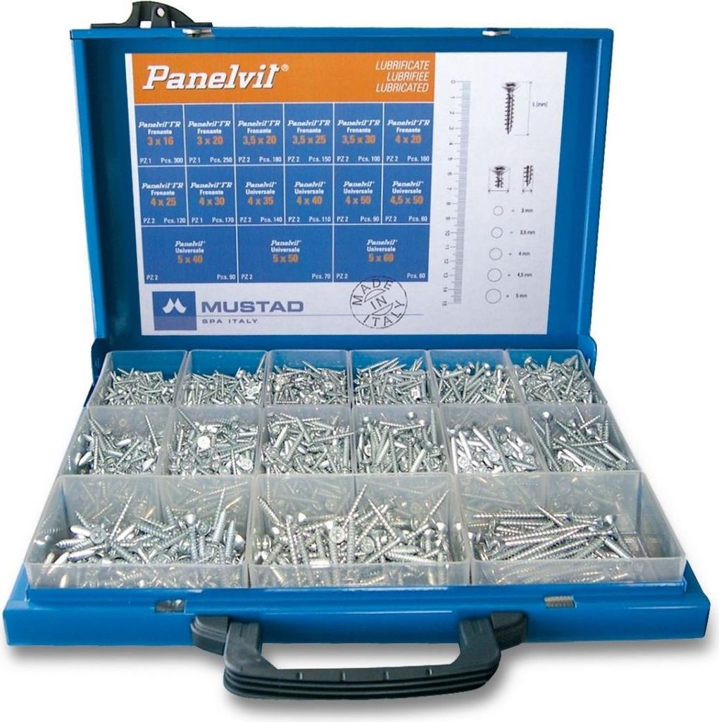 Vis Panelvit Metallik-Set