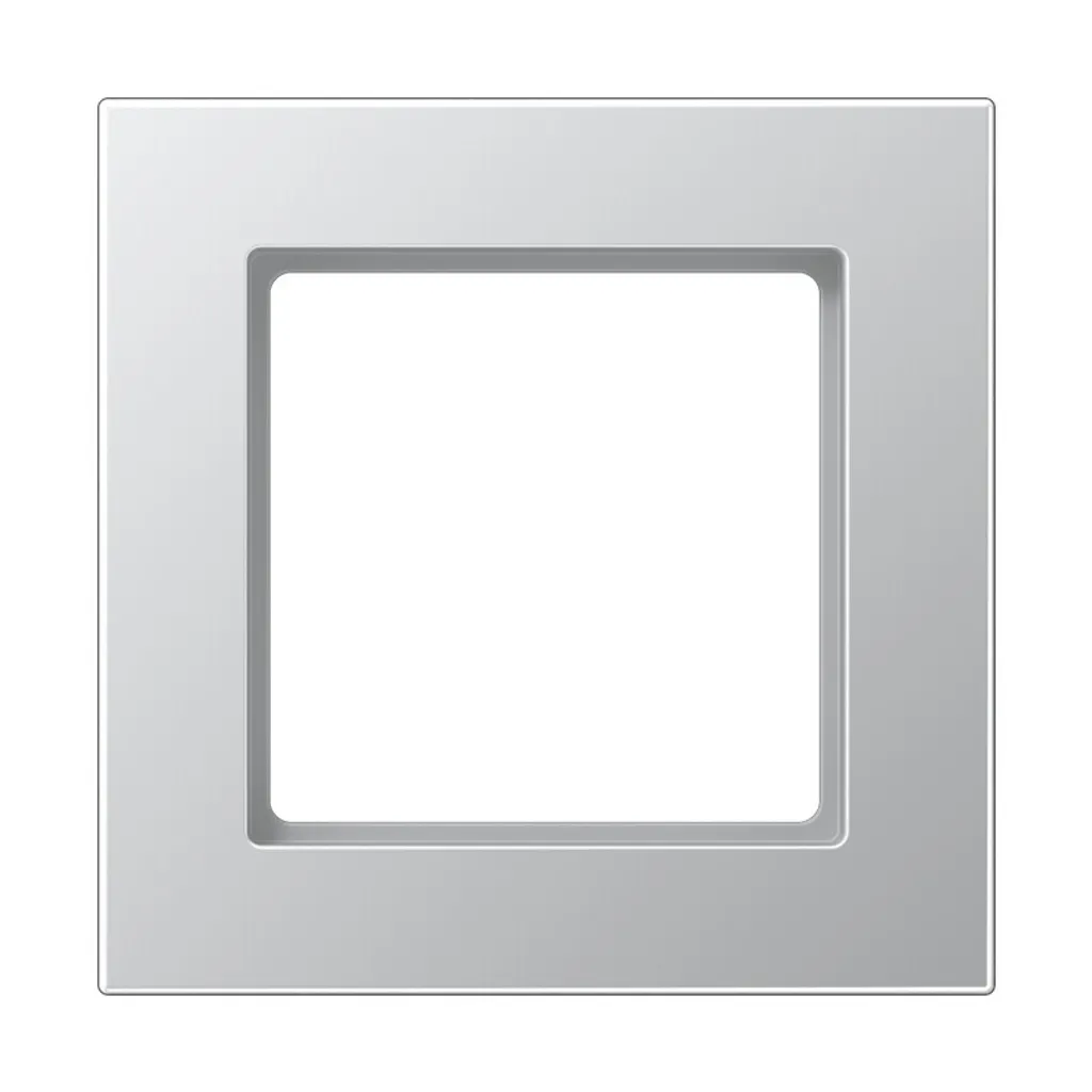 Cadre simple Jung A 5581 BF AL Aluminium pour montage horizontal vertical
