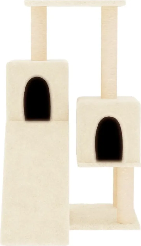 Il Mio Gatto Adora il Graffiatoio vidaXL 82cm Crema - Recensione e Consigli - 3