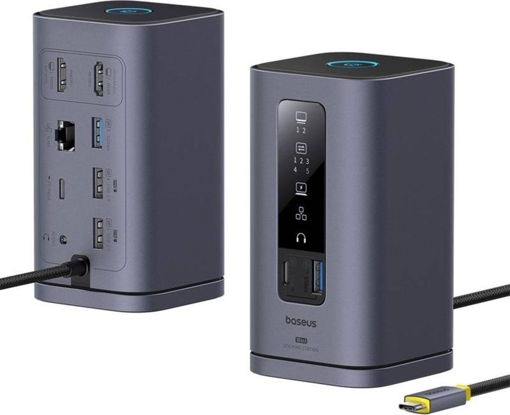Docking Station Baseus Spacemate Series 10-in-1 Grau Produktbild 