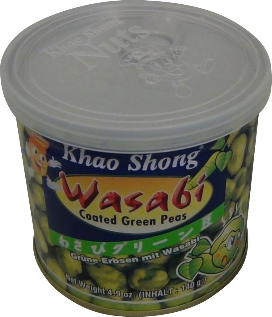 Zielony groszek Khao Shong z wasabi 140g Zdjęcie produktu 