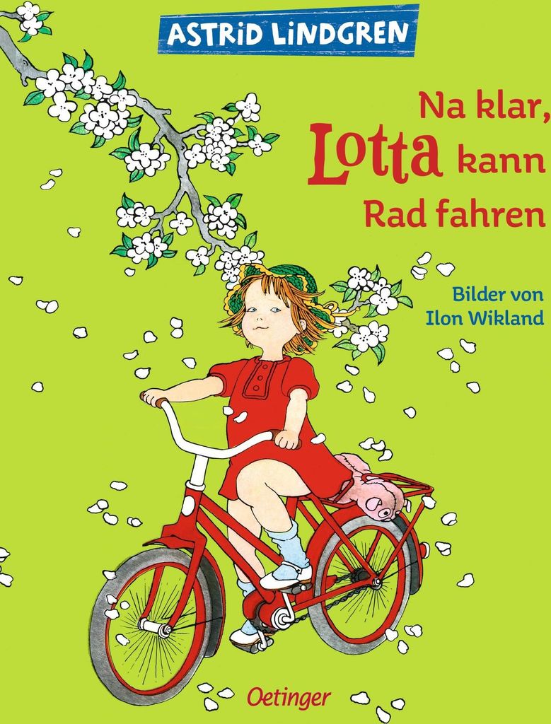 Na klar, Lotta kann radfahren!