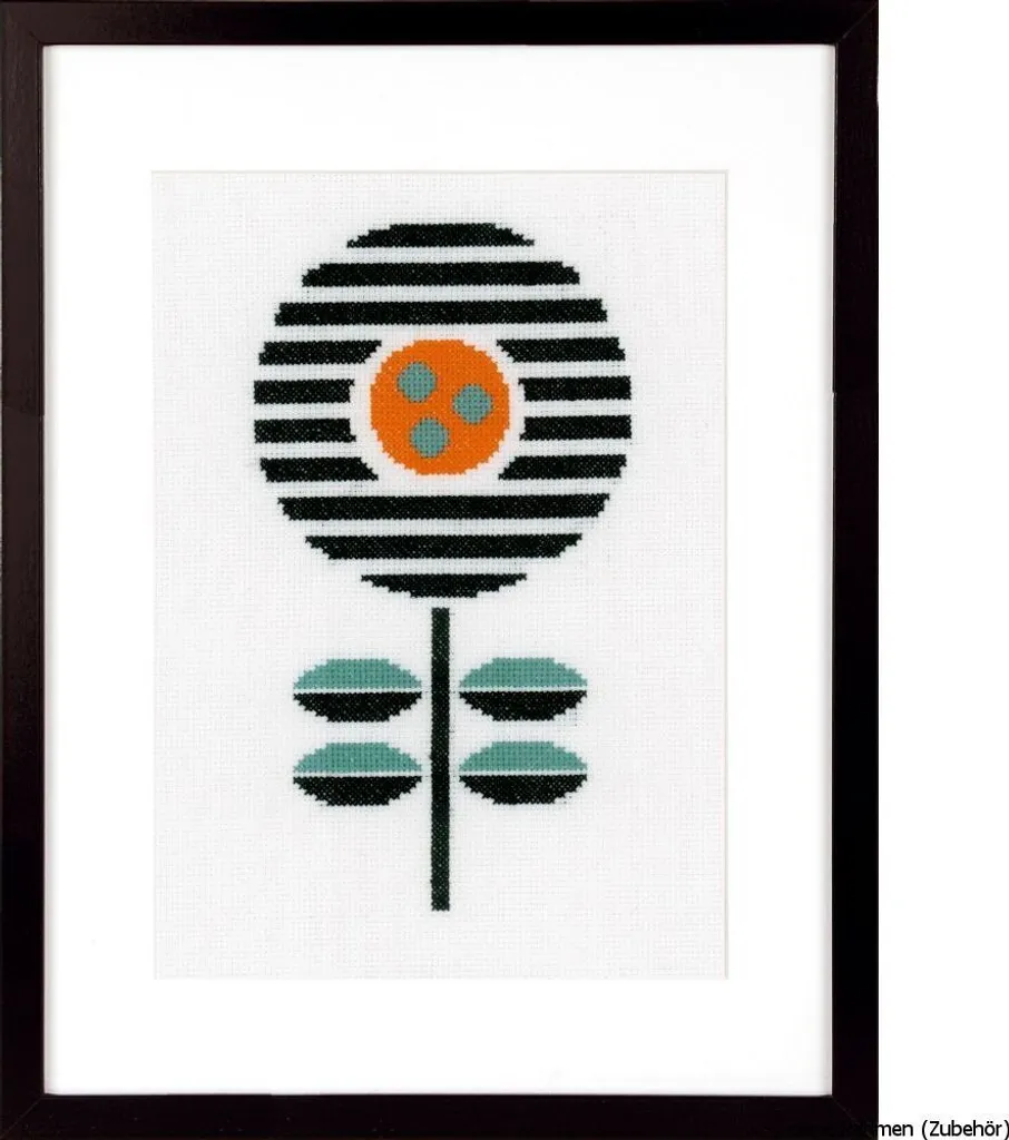 Pacchetto ricamo Vervaco contatore modello "Abstract Flower