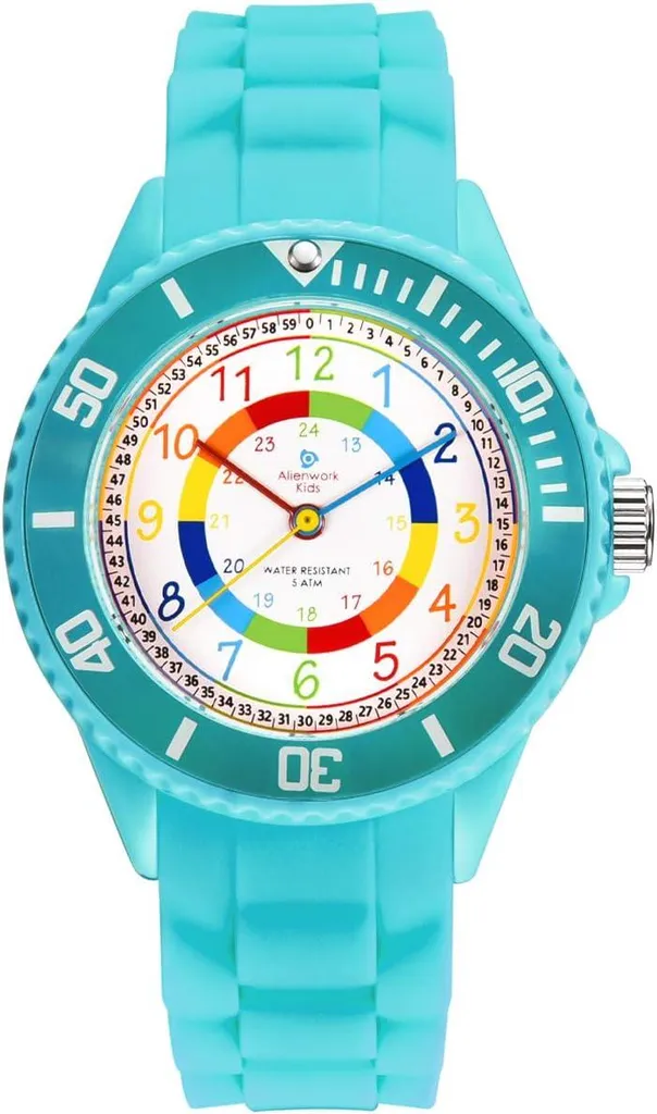 Orologio Sportivo Bambini 5 ATM Impermeabile - Imparare l'ora