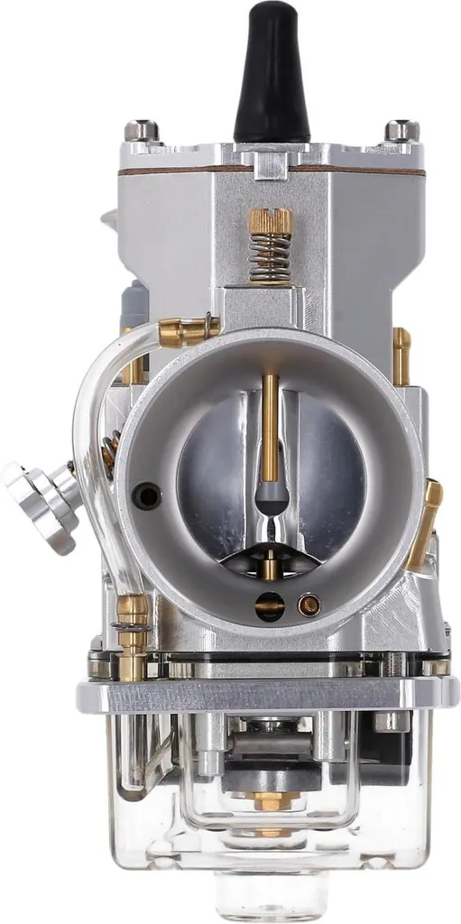 Carburatore a scorrimento piatto CNC, tipo PWK 34 - anodizzato argento