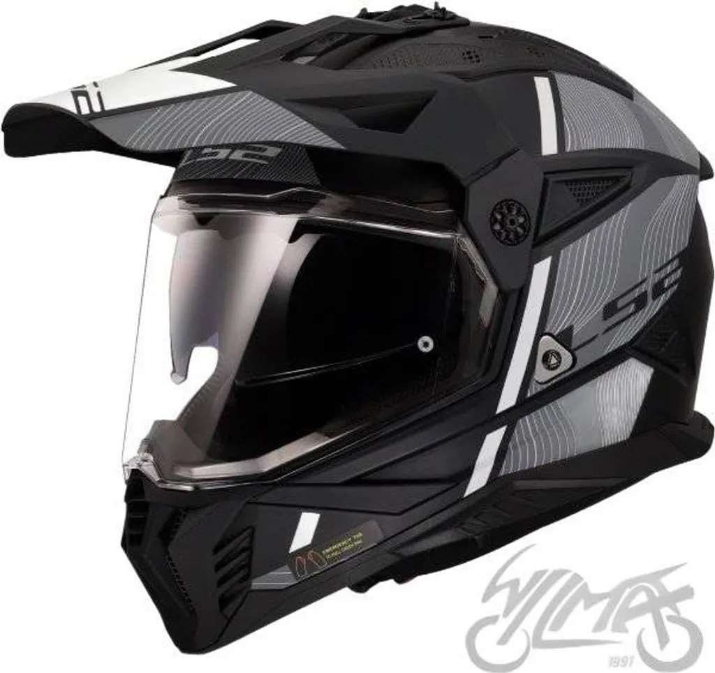 Casque LS2 MX702 Pioneer II Hill 3 Confortable et Ventilé - Taille L