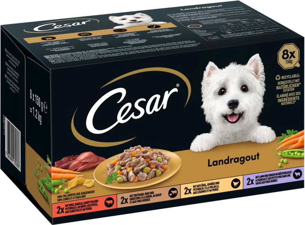 Cesar odmiana kuchni wiejskiej w sosie 8x 150g Zdjęcie produktu 