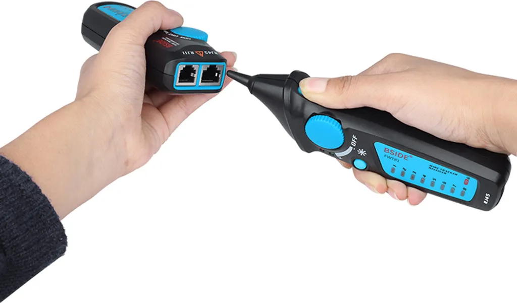 Détecteur de Câble Réseau LCD pour Installation et Dépannage RJ45 RJ11 - 7