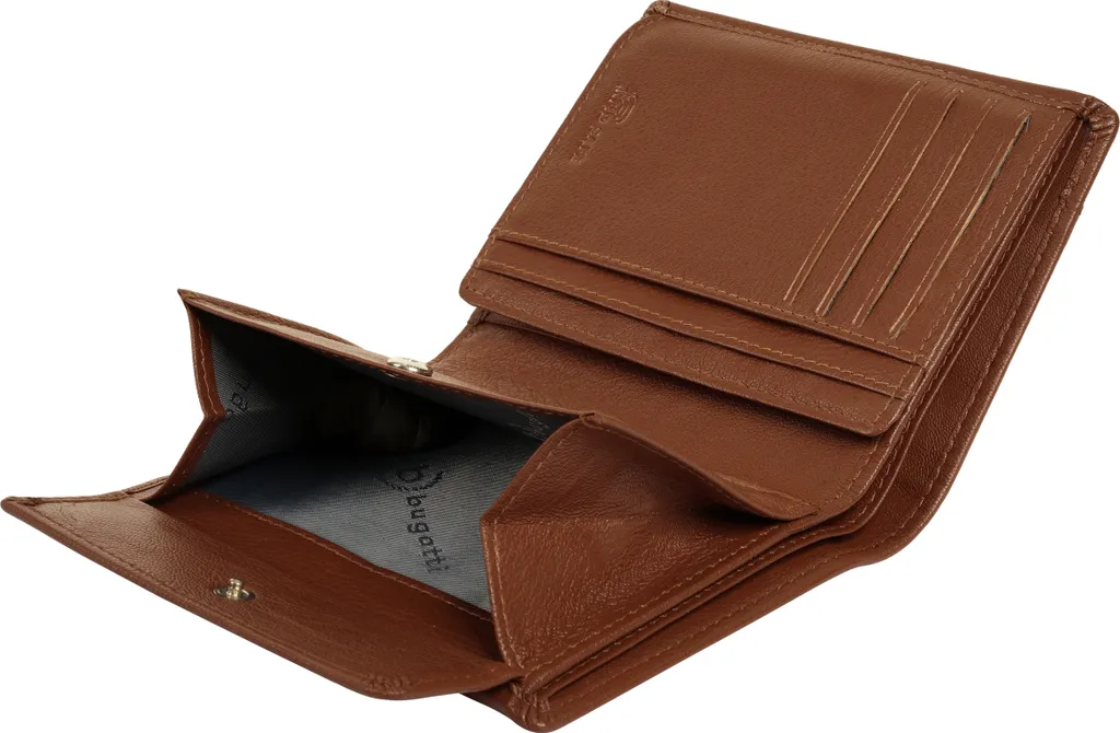 Porte-monnaie Banda Bugatti 021456 Cuir Cognac au Design Minimaliste - 13