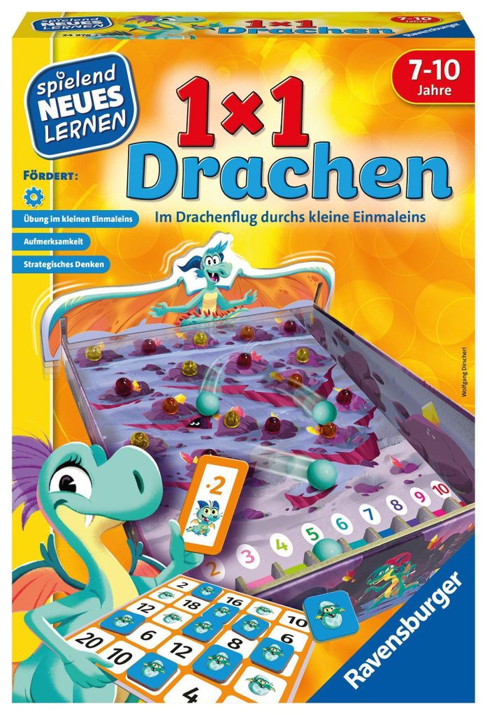 1x1 Drachen Denkspiel Ravensburger 24976 Bingo-Tafel Produktbild 