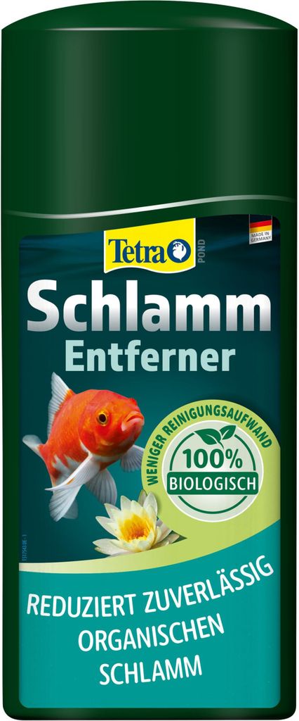 Tetra Pond Schlammentferner 500 ml, reduziert Schlamm in Gartenteichen, biologisch