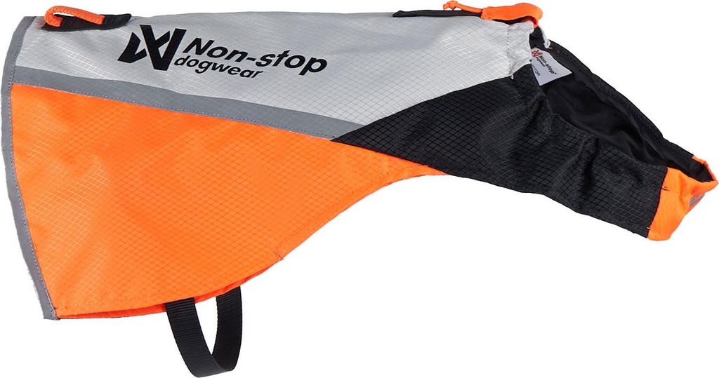 Non-stop dogwear Sicherheitsweste Protector Cover 2.0 weiß/schwarz/orange, Größe: XS