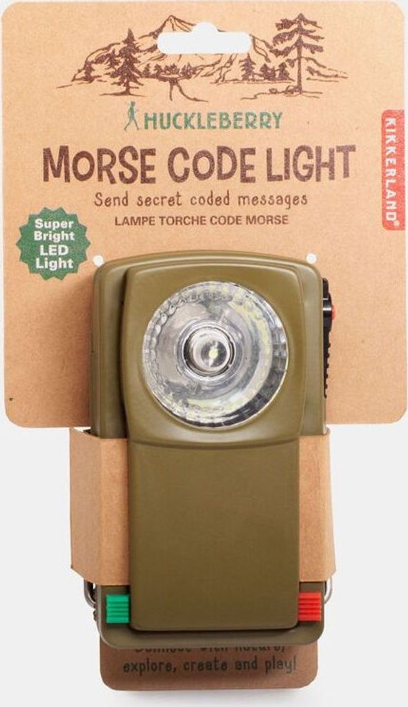 Kikkerland Morsecode-Taschenlampe Produktbild 
