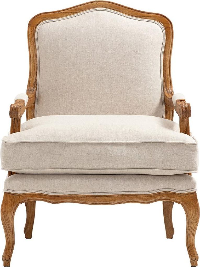 Sessel Barock - Leinen - Beige - MAHAUX