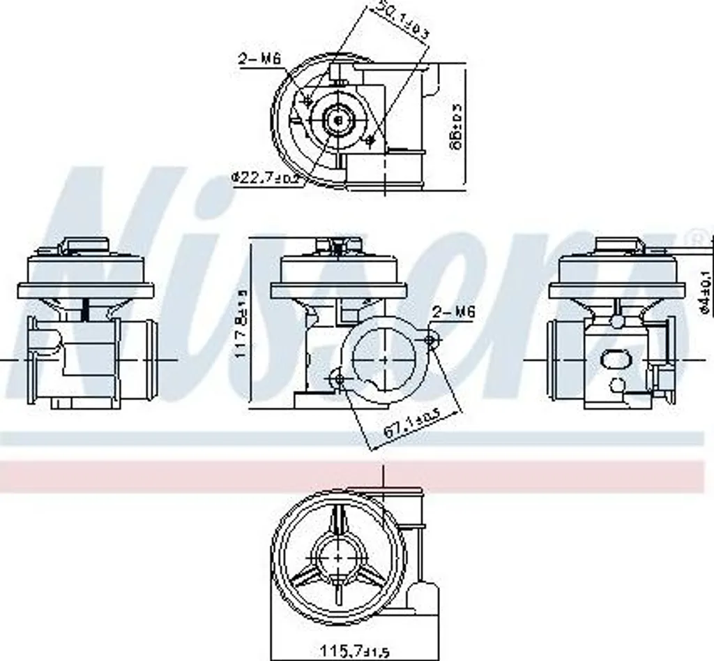Torna a Guidare: Valvola AGR Nissens 98433 per Ford Mondeo e Jaguar