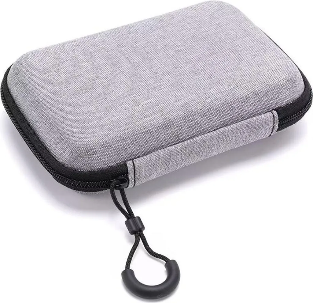 INF Custodia Accessori Digitali Grigia 12x10x4 cm Organizer da Viaggio