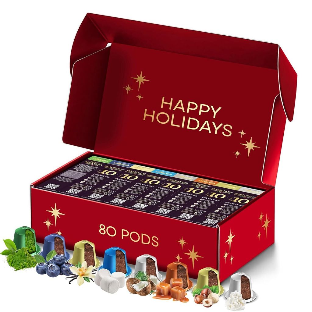 LUXURY KAFFEE Premium 80 Kaffeekapseln Selektion Box Produktbild 
