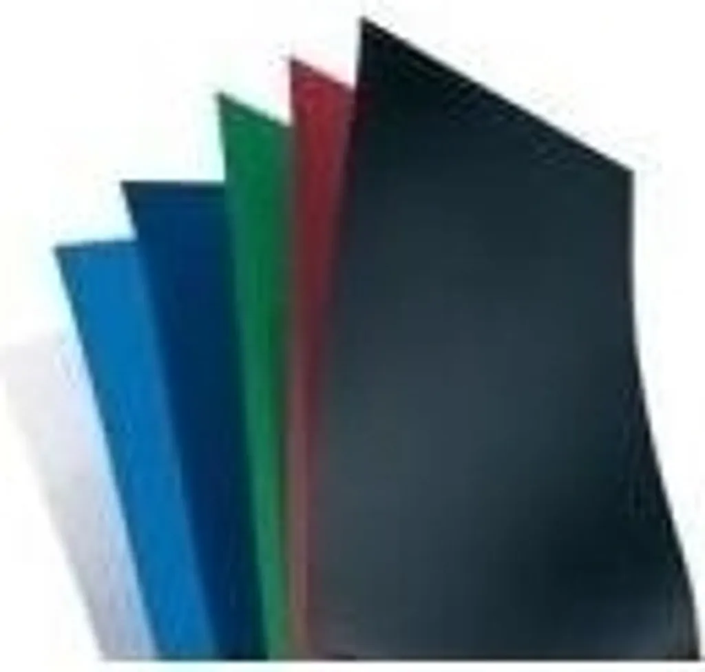Plat de Couverture A4 GBC PolyOpaque 0.30mm Rouge pour Reliure de Dossier