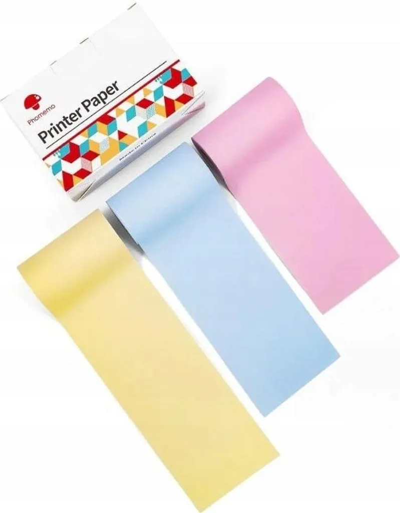 Cartuccia Carta Termica 53mm per Phomemo M02 PRO T02 - 3 Pezzi