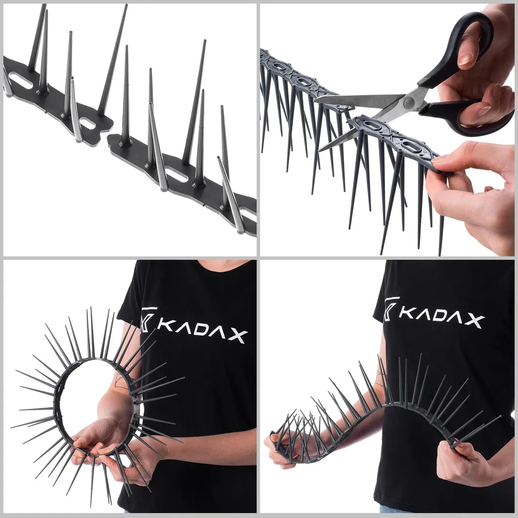 Stop pigeons et oiseaux - Solution inox 24m - 50 pics sans danger - 4