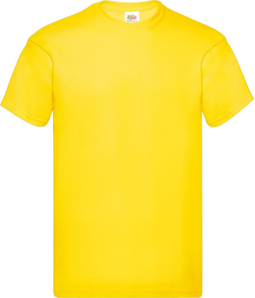 Fruit of the Loom - "Original" T-Shirt für Herren/Damen Uni LT1822 (XL) (Gelb)