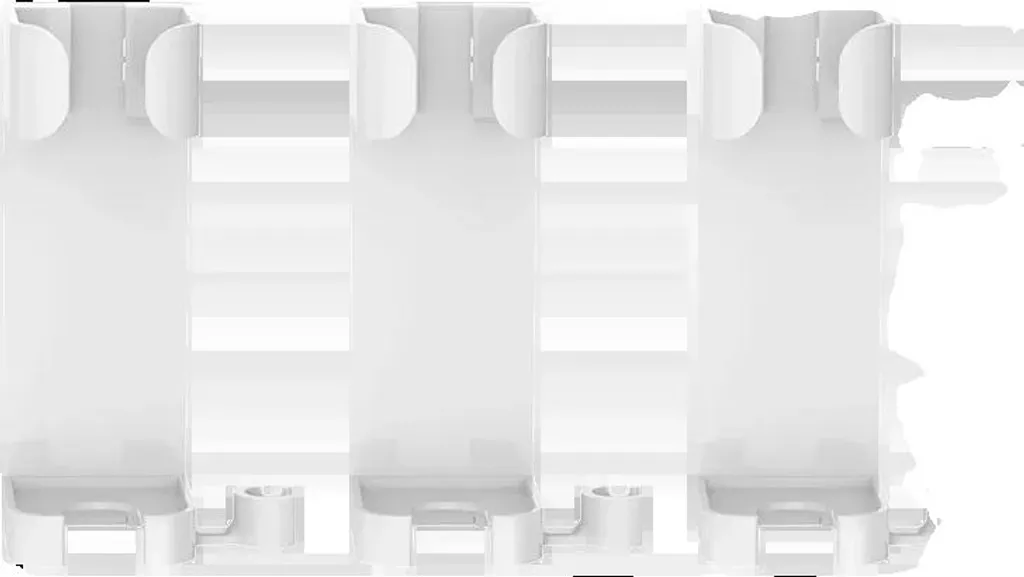 Porta Phon e Piastra Parete Bagno Set 3 Pezzi Bianco ABS Sicuro
