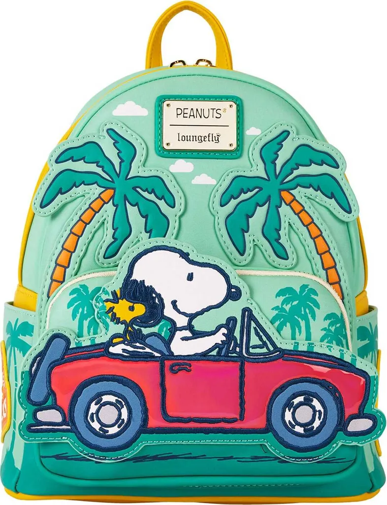 Loungefly Peanuts Road Trip Sac à Dos Premium 26cm - Édition Spéciale
