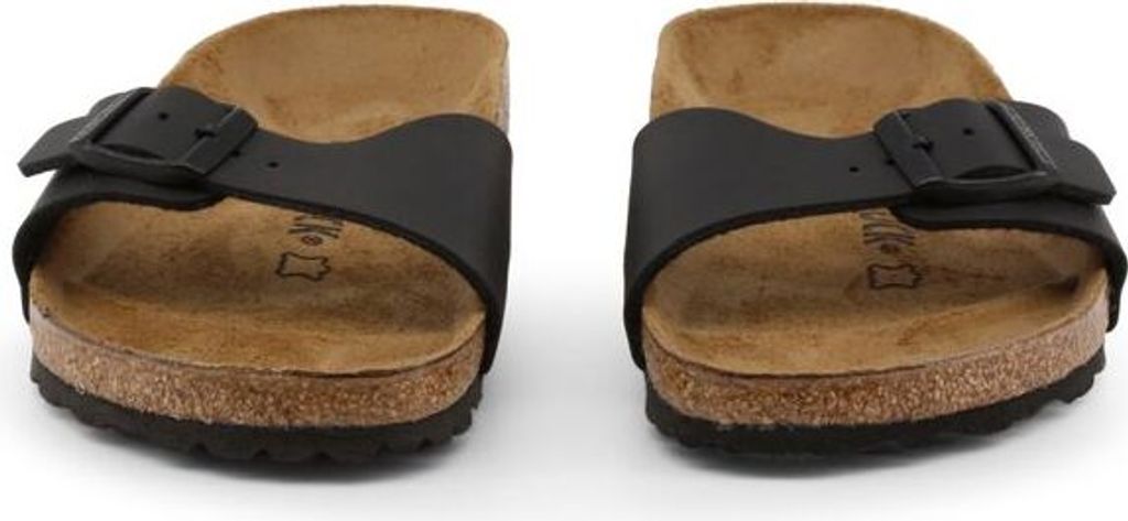 Birkenstock Madrid Birko-Flor schwarz schmale Weite Gr. 39 Produktbild 15