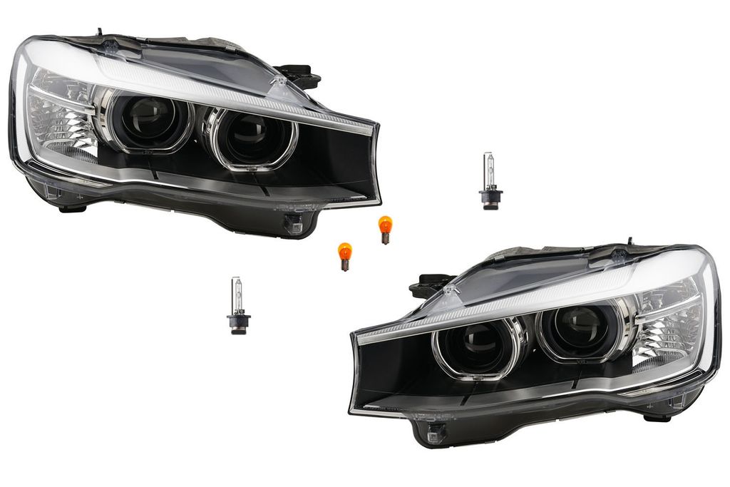 Johns, Scheinwerfer Halogen HSW passend für BMW X3 F25 04/14- mit Leuchtmitteln Satz LR 63117401131 7401131 63117401132 7401132