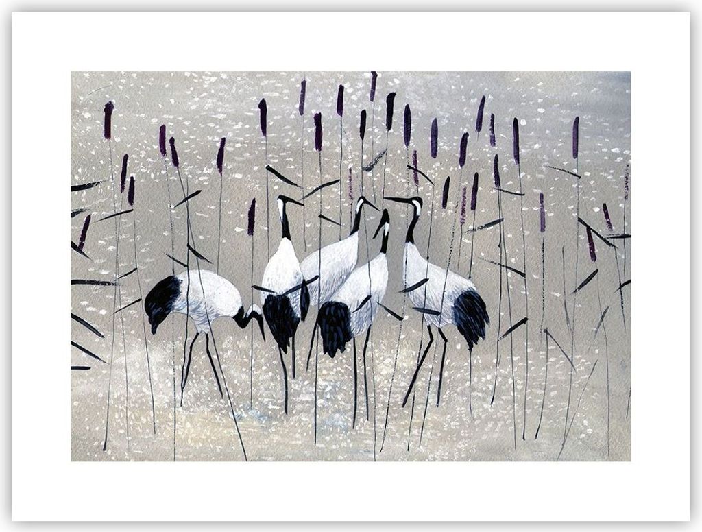 Poster - Poster ohne Rahmen - Vogel Natur Wasser - 40x30 cm Produktbild 