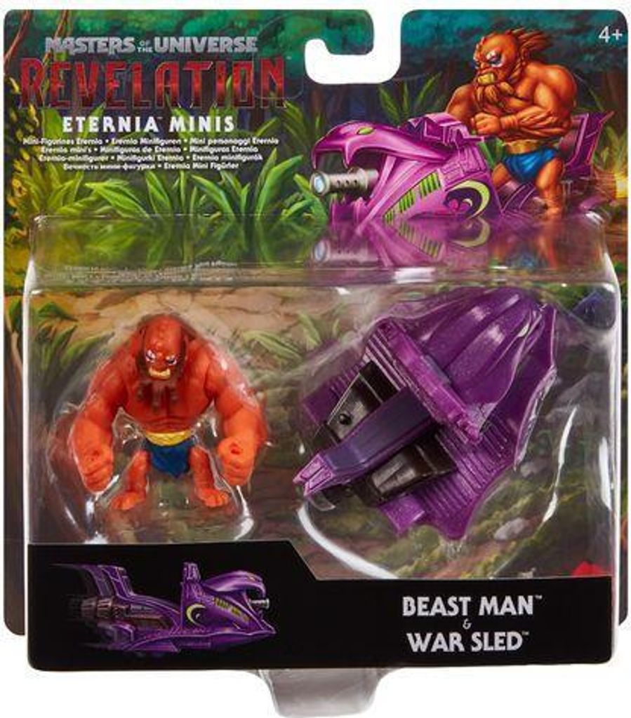 MATTEL Masters of Universe Eternia Beast Man Schlitten