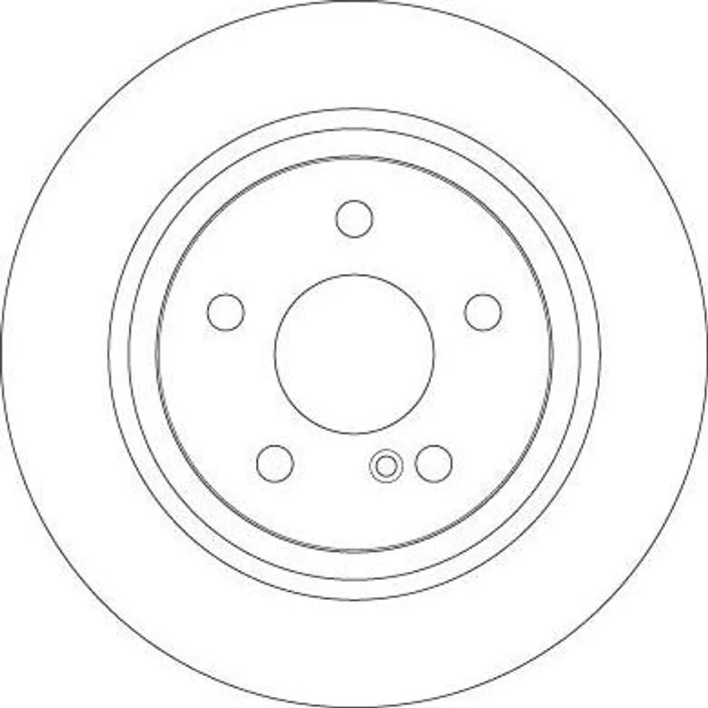 Disque de frein arrière TRW DF6277 pour système de freinage SL