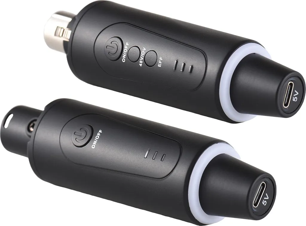 Système micro sans fil XLR UHF rechargeable anti-interférence