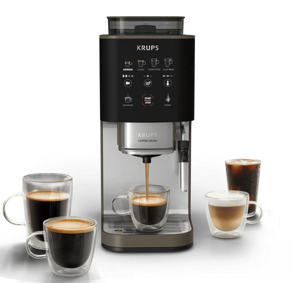 Krups SA403B, Espressomaschine, Kaffeebohnen, Eingebautes Produktbild 