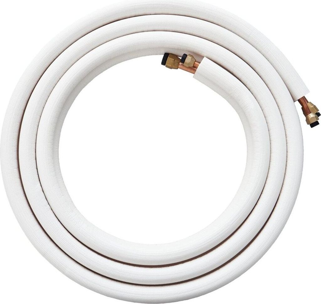 Mini Split Line Set 9.5x15.9 x4876.8mm Copper Tubing AC w/ Connection Cable