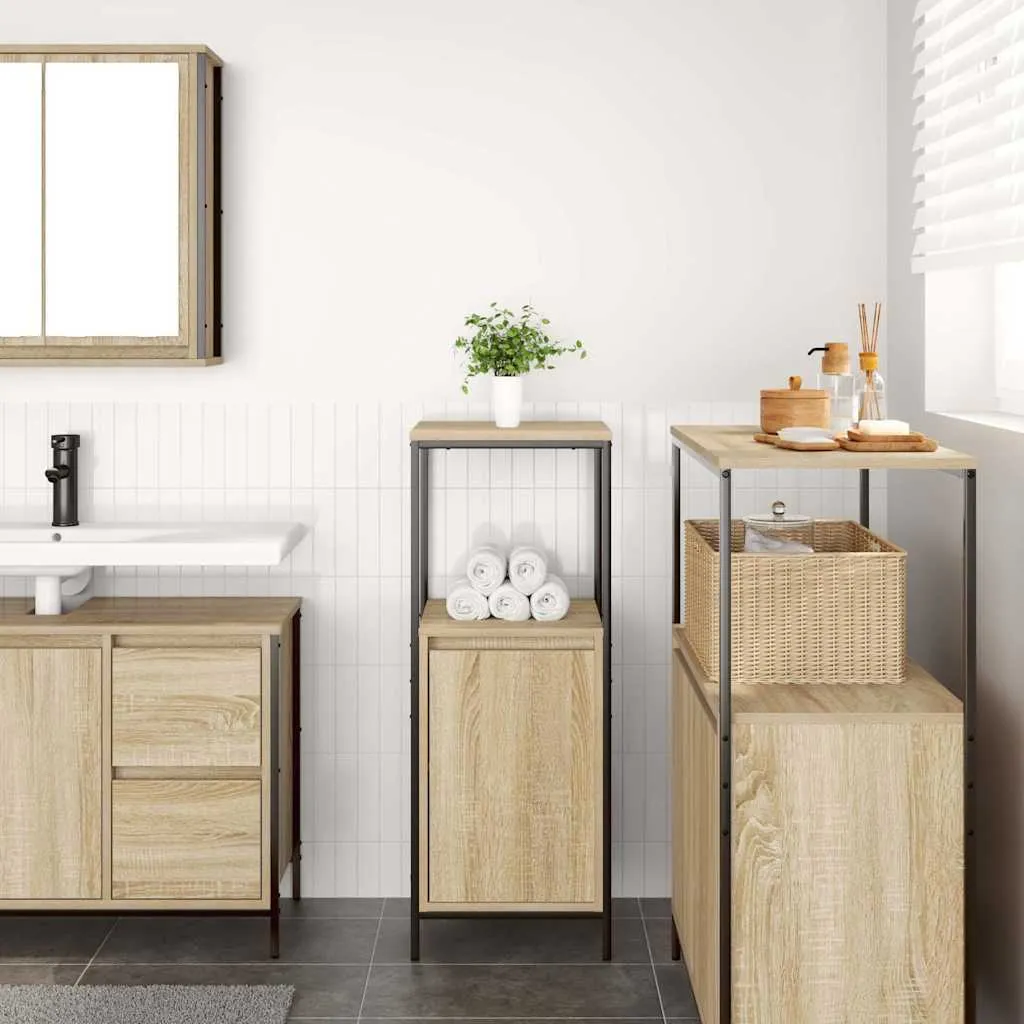 Mobile Bagno Rovere Sonoma vidaXL 36x35x95 cm | Casa in Ordine - 3