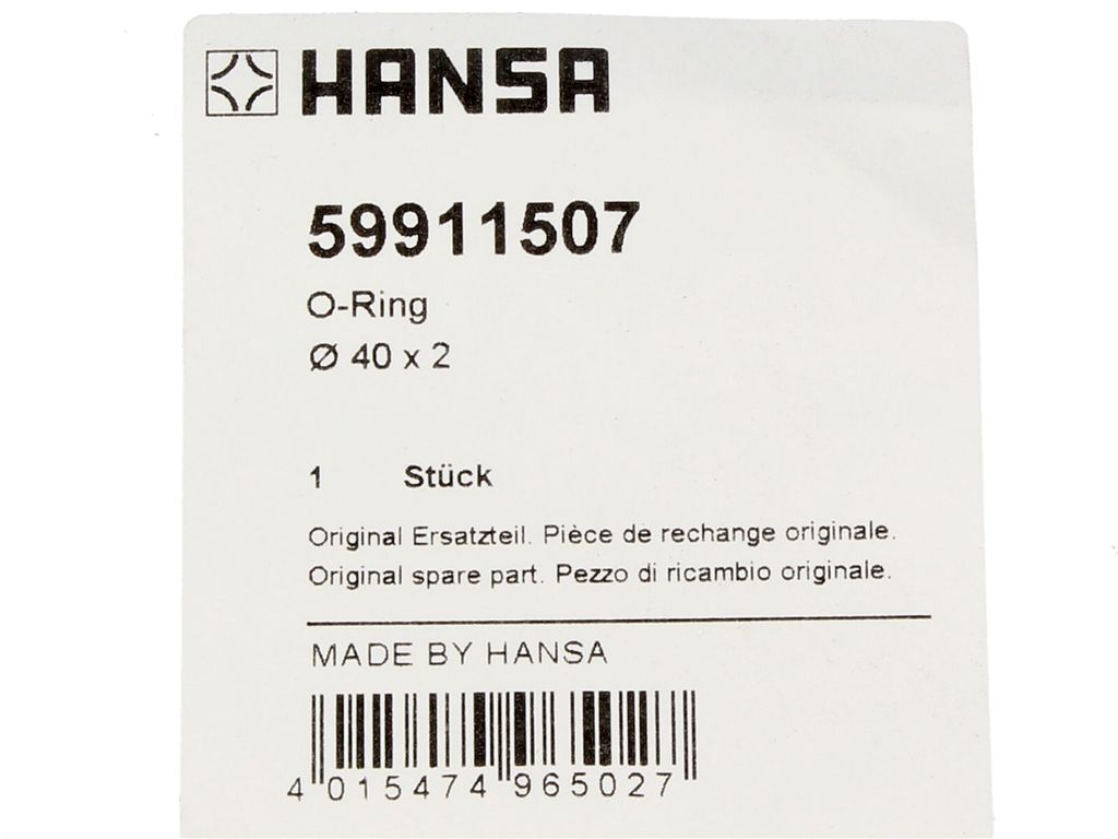 O-ring HANSA 40 x 2 mm 59911507 Immagine del prodotto 