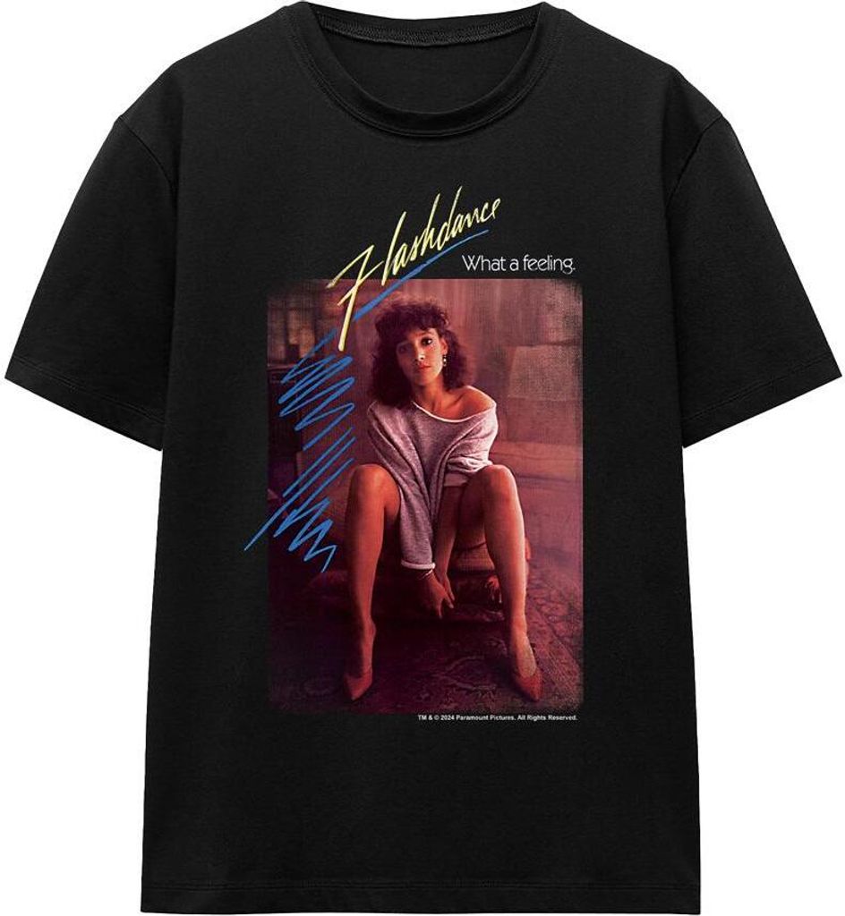 Flashdance - T-Shirt für Herren/Damen Uni TV15643 (XL) (Schwarz)