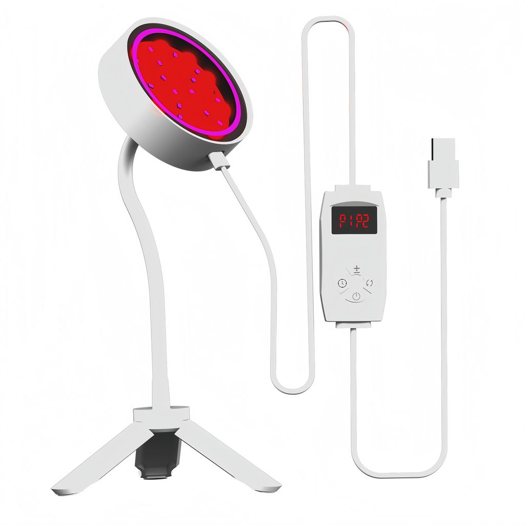 Magnetisch Rotlichttherapiegerät,660 nm Rotlicht und 850nm Nahinfrarot lichttherapielampe,Tragbar Lichttherapielampe mit Timer, 3 Modi Einstellbar