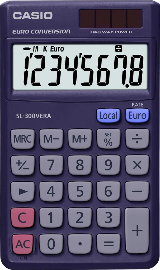 Recensione Casio SL-300VER Blu: Efficienza nel Calcolo per Business