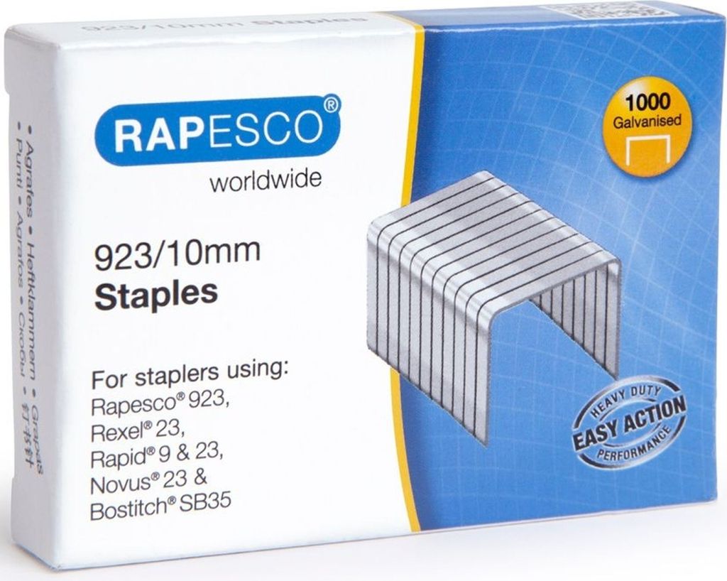 Heftklammern 923/10mm VE=10x1000 Stück